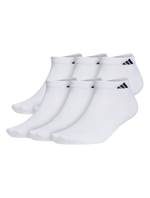 adidas mens Athletic Cushioned Low Cut Socks (6-pair)