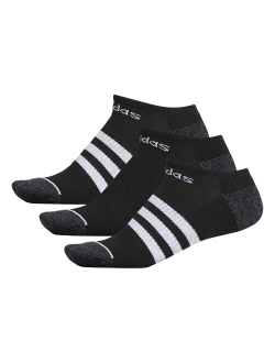 mens 3-stripe No Show Socks (3-pair)