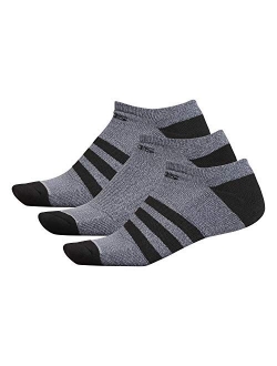 mens 3-stripe No Show Socks (3-pair)