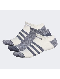 mens 3-stripe No Show Socks (3-pair)