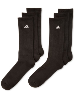 Men's Cushioned Athletic 6-Pack Crew Socks