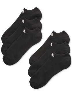 Men's Cushioned Athletic 6-Pack No Show Socks