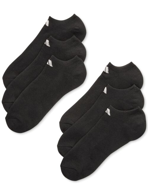 Adidas Men's Cushioned Athletic 6-Pack No Show Socks