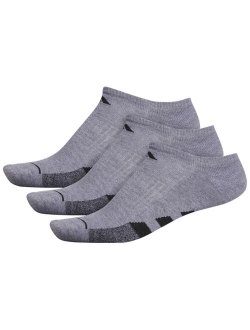 Men's 3-Pk. Cushioned No-Show Socks