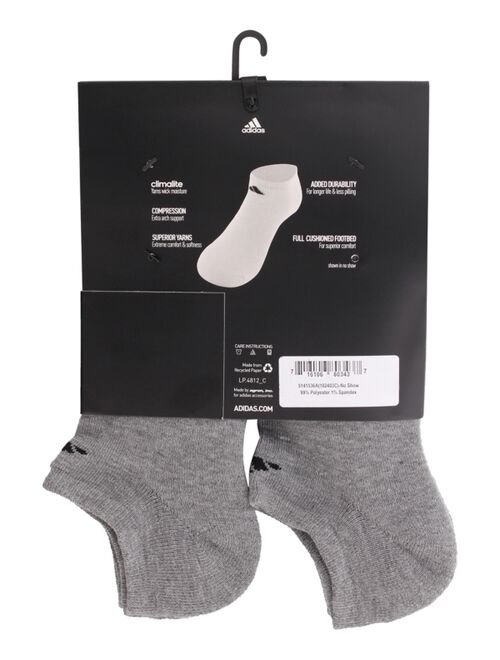 Adidas Men's 6 Pack ClimaLite No-Show Socks