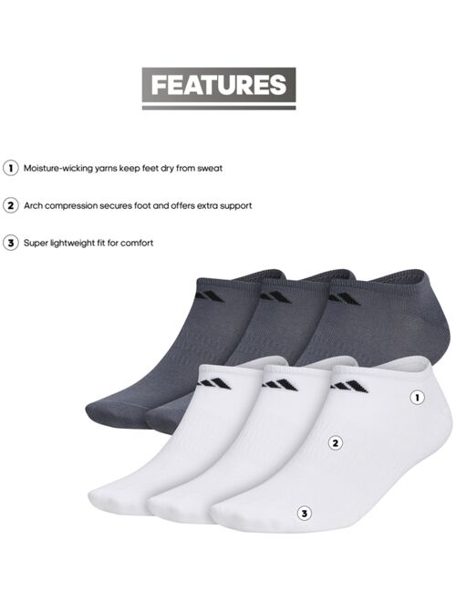 Adidas Men's 6-Pk. Superlite II No-Show Socks