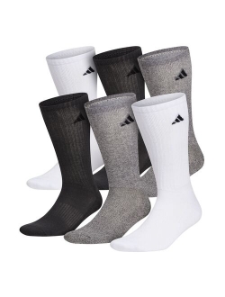 6-pack Athletic Cushioned Crew Socks