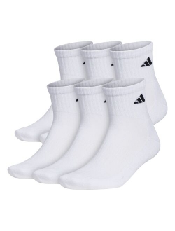 6-pack Athletic Cushioned Quarter Socks