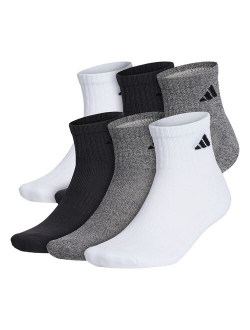 6-pack Athletic Cushioned Quarter Socks