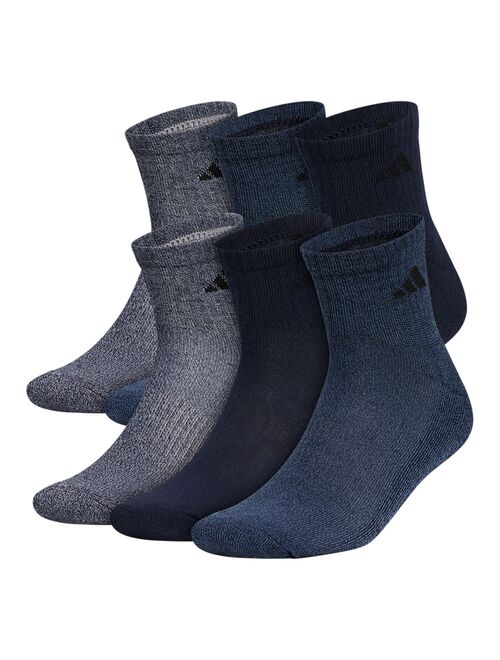 Men's adidas 6-pack Athletic Cushioned Quarter Socks