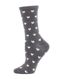 Hearts Cashmere Women's Crew Socks