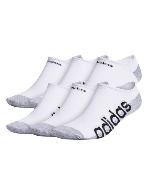 Men's adidas Linear Superlite II 6-pack No-Show Socks