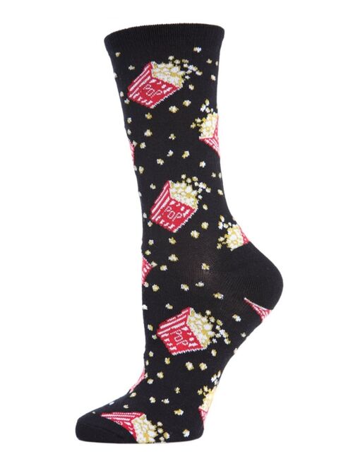MeMoi Women's Popcorn Crew Socks