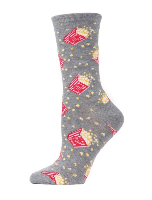 MeMoi Women's Popcorn Crew Socks