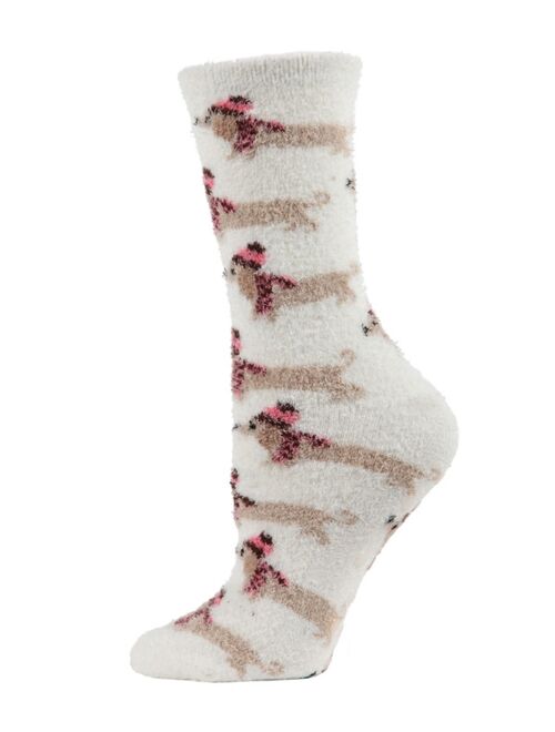 MeMoi Comfy Hotdogs Cosy Crew Socks