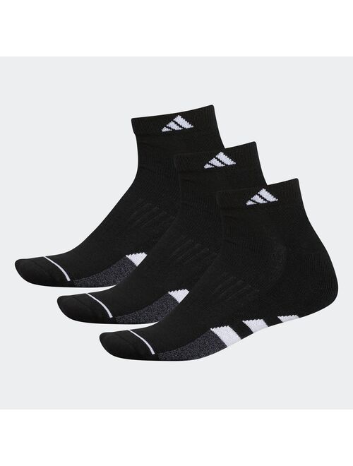 Big & Tall adidas 3-pack Cushioned Quarter Socks