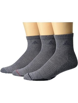 Cushioned II Color Quarter Socks 3-Pack