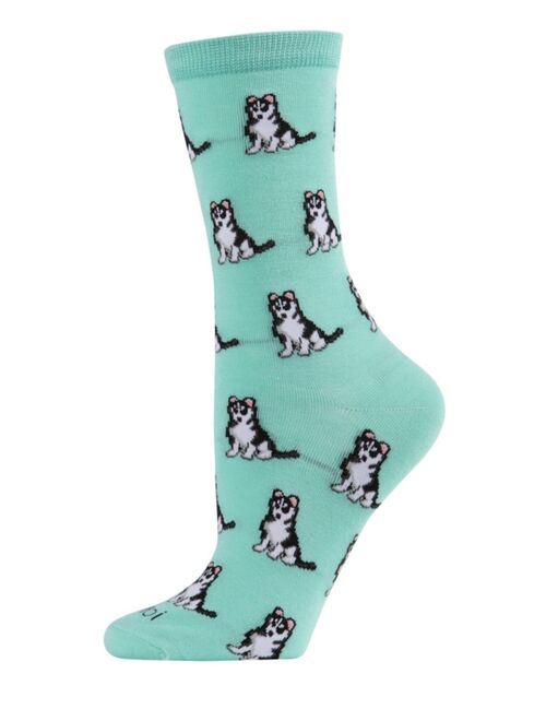MeMoi Huskies Women's Novelty Socks