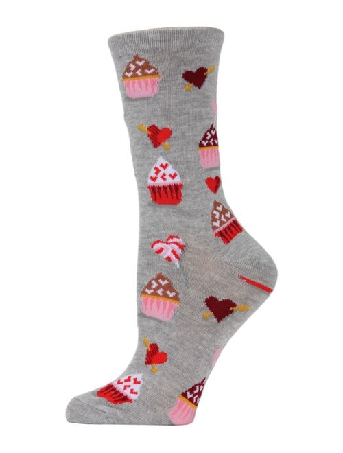 MeMoi Cupcakes Women's Novelty Socks