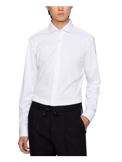 BOSS Men's Regular-Fit Stretch Cotton Shirt