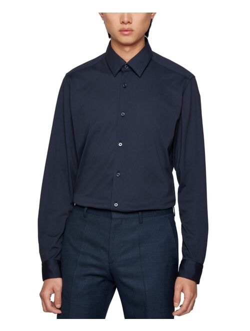 Hugo Boss BOSS Men's Regular-Fit Stretch Pique Shirt