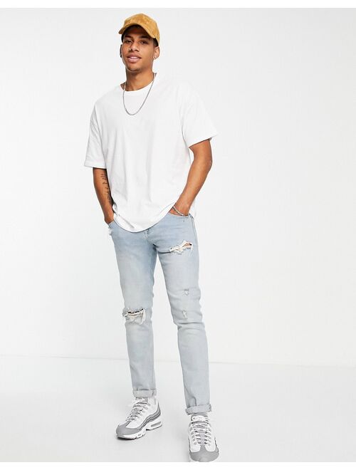 New Look oversized t-shirt in white