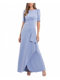 Ruched A-Line Gown