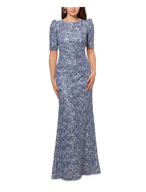 Xscape Lace Sequined Dress