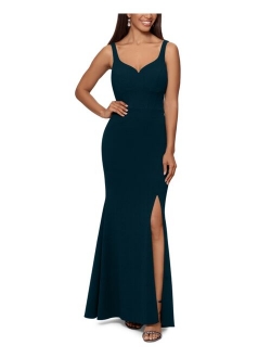 High-Slit Evening Gown