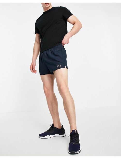 New Look SPORT running shorts in navy