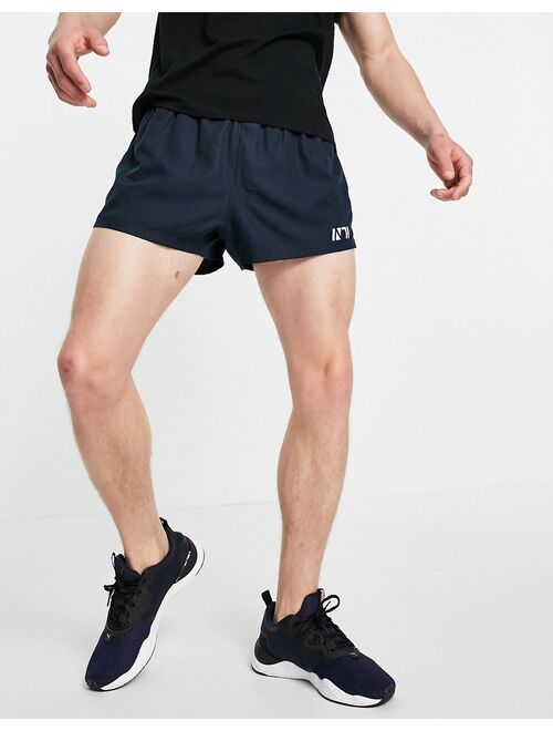 New Look SPORT running shorts in navy