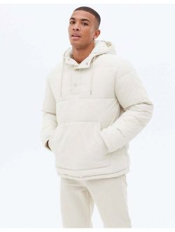 overhead padded jacket in ecru