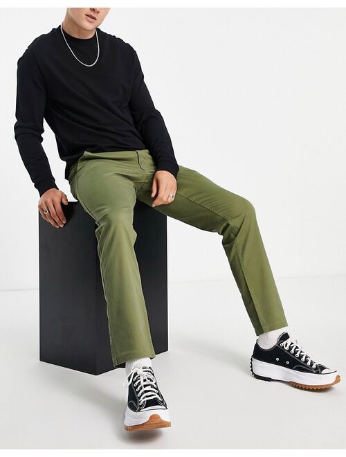 New Look slim chino pants in khaki