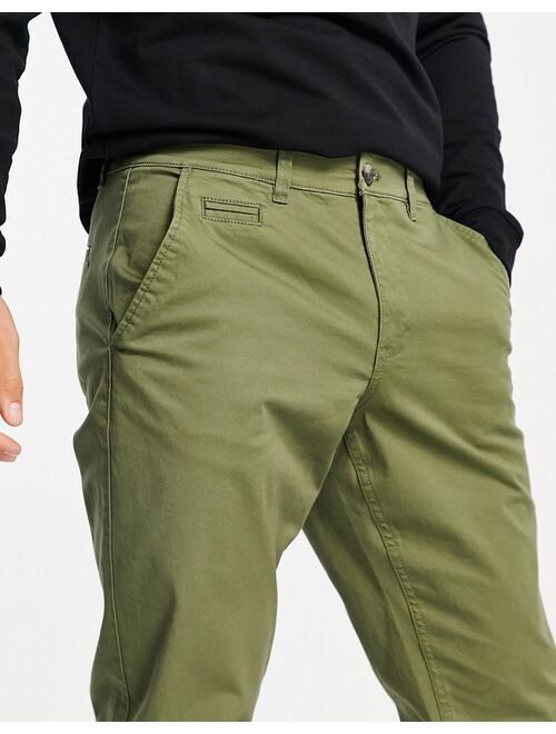 New Look slim chino pants in khaki