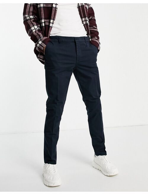 New Look skinny chino pants in navy