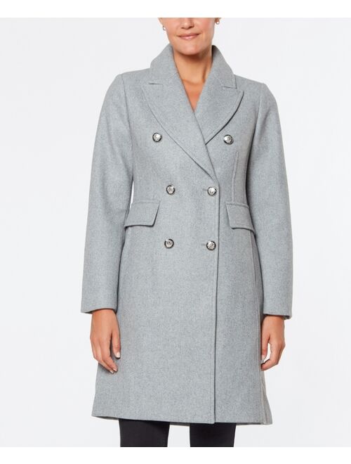 Vince Camuto Double Breasted Coat with Notch Collar