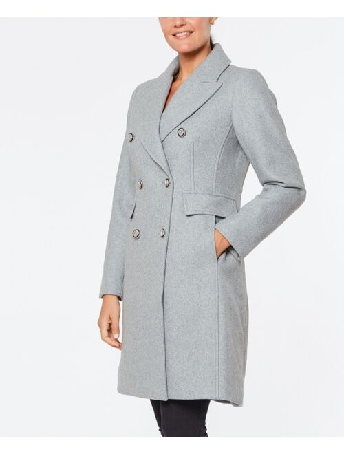 Vince Camuto Double Breasted Coat with Notch Collar