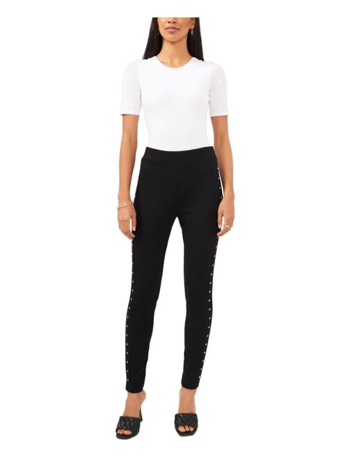 Vince Camuto Studded High-Rise Leggings