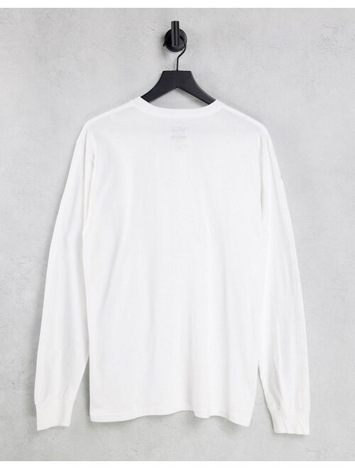 Vans Sequence long sleeve t-shirt in white