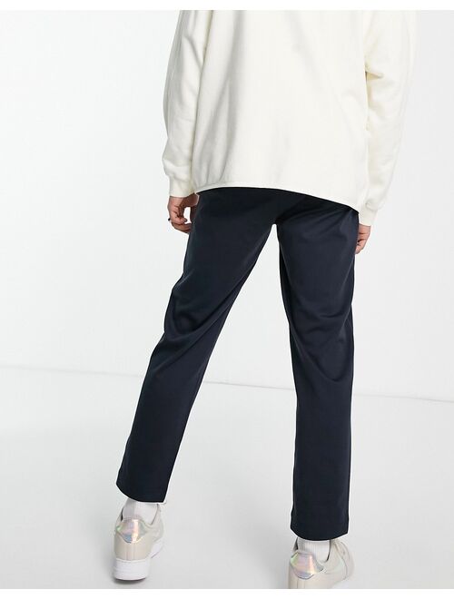 Only & Sons slim sweatpants with pintuck in navy