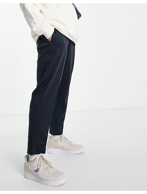 Only & Sons slim sweatpants with pintuck in navy