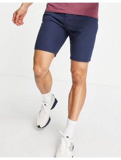 seersucker shorts in navy