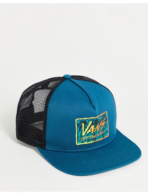 Vans Retro State trucker cap in blue