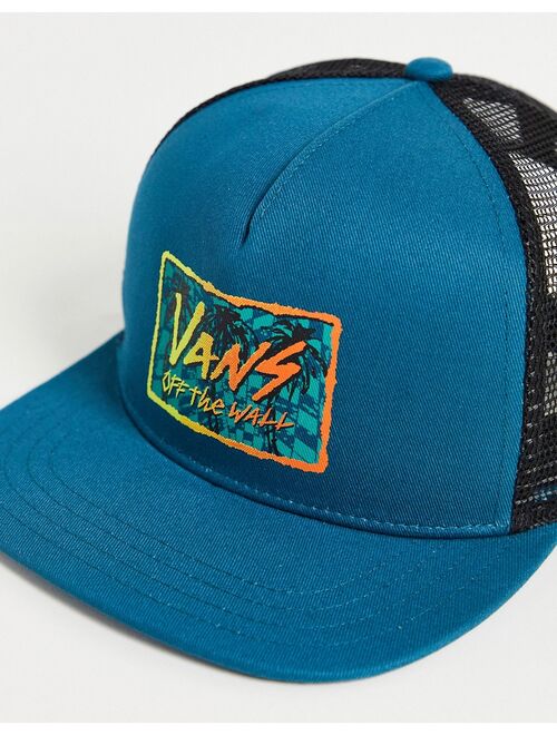 Vans Retro State trucker cap in blue