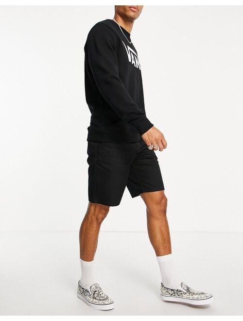 Vans Authentic relaxed chino shorts in black