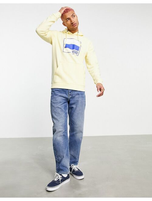 Vans Original DNA side stripe hoodie in yellow