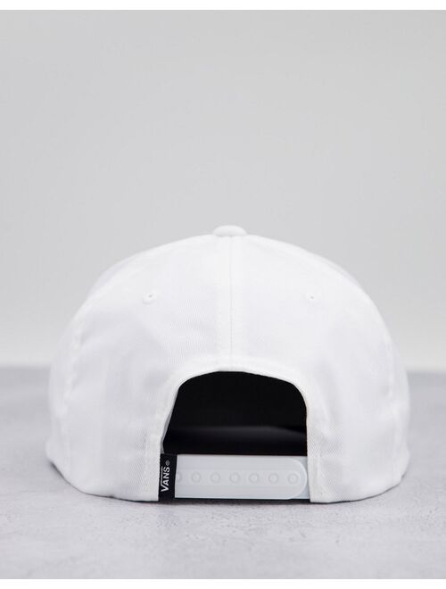 Vans DNA 110 snapback cap in white