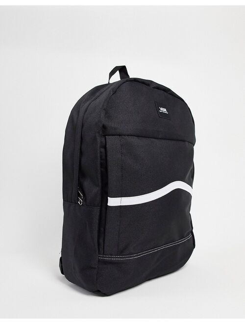 Vans Construct skool backpack in black