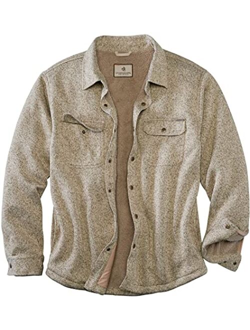 Legendary Whitetails Men's The Camp Rebel Sweater Fleece Shirt Jacket