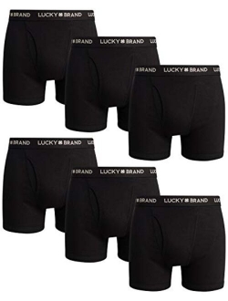 Men's Cotton Boxer Briefs (6 Pack)